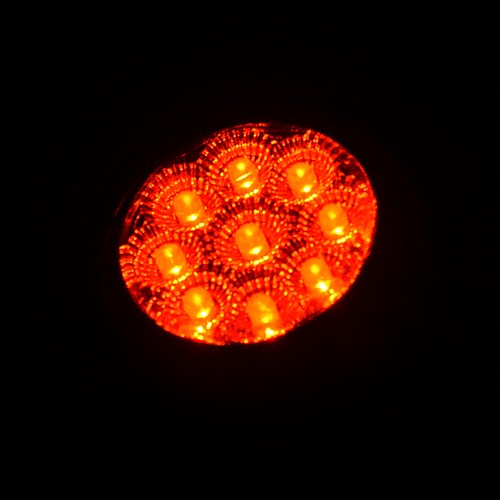 1Pcs 2" Round Red LED Clearance Side Marker Light Fit For Truck Trailer Van AZ - Picture 2 of 7