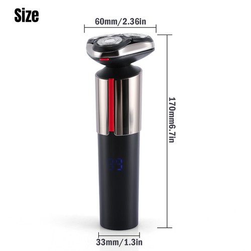 Maquina De Afeitar Rasuradora Electrica USB Para Recargable Hombre Cabeza Calva - Bild 15 von 17