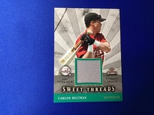 Carlos Beltran 2004 Upper Deck Sweet Threads Jersey Card #STS-CB Astros