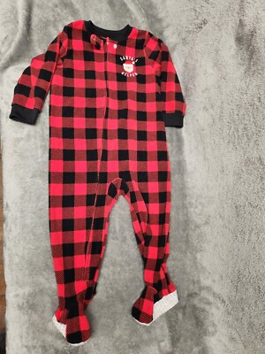 Carter's Christmas Santa Footie Holiday Pajamas 24 Months Santa's