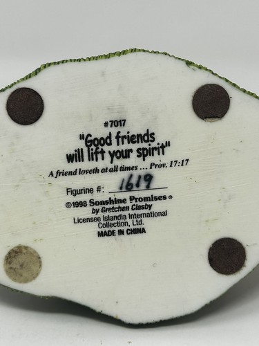 Sonshine Promises “Good Friends Will Lift Your Spirits” Bluebirds Religious - Picture 6 of 6