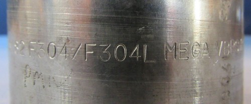 Coupling 2" Class 3000 (3M) Forged 304 Stainless Steel Socket Weld Pipe Fitting - Picture 6 of 8