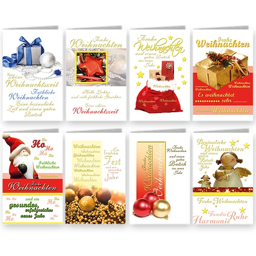 Weihnachtskarten, viele Motive,Glückwunschkarten mit Umschlag, Blitzversand - Bild 6 von 42