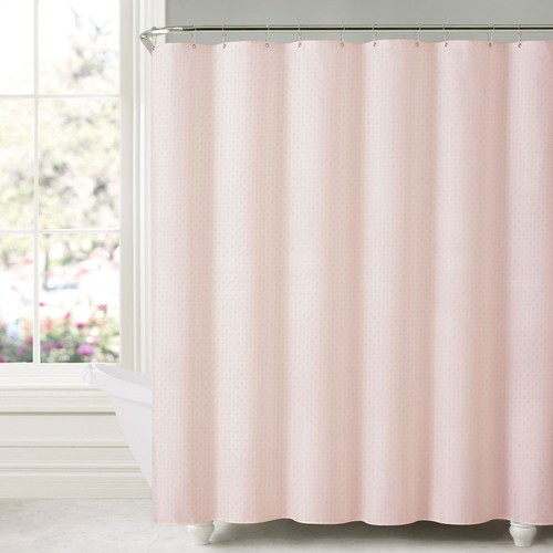 Honeycomb Embossed Microfiber Polyester Shower Curtain 70 X72 Blush 738980880366 Honeycomb Embossed Microfiber Polyester, Sinatra Shower Curtain Blush