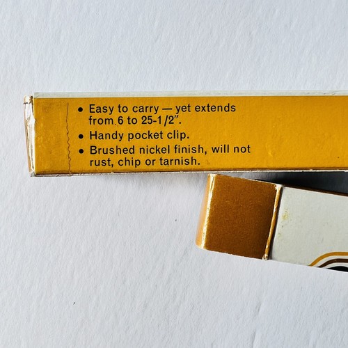 VTG Emphasis Pointer Telescoping 25" Pocket Clip Lopressor Geigy Japan Lot of 2 - Picture 5 of 6