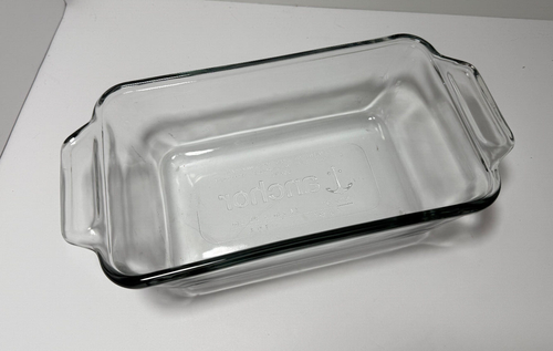 Anchor Hocking 1,5 Quart Klarglas 5" x 9" Zoll Backform Laib Kasserolle - Bild 1 von 5