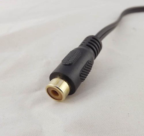 RCA Phono Female To 2x RCA Male Gold Plated Video Audio Adapter Y Splitter Cable - Picture 5 of 6