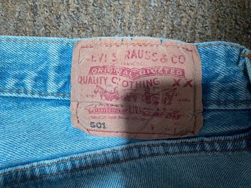Vintage Levis 501 Jeans Women Small Blue Tapered High Rise DAD lady W28 L28 - Picture 7 of 10