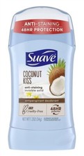 BL Suave Deodorant 1.2oz each 48Hr Coconut Kiss Invisible Solid  12 Pack 
