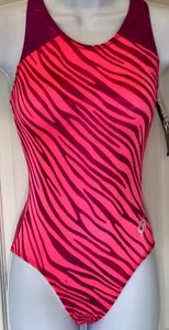 GK-CORAL-WAVERUNNER-ADULT-X-SMALL-MAGENTA-TANK-GYMNASTICS-TANK-LEOTARD-Sz-AXS