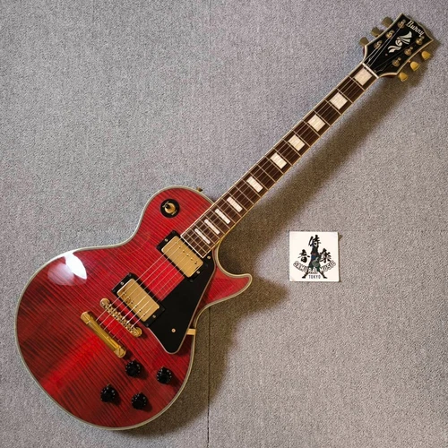 Burny by Fernandes Electric Guitar Les Paul Custom RLC-55 Red Pink From JP