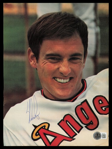 Nolan Ryan Signed 8x11 Magazine Page California Angels Beckett #BM37321 - Picture 1 of 3