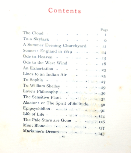 Poems By PERCY BYSSHE SHELLEY Poetical Works Antique 1904 Blackie & Son London - Picture 18 of 19