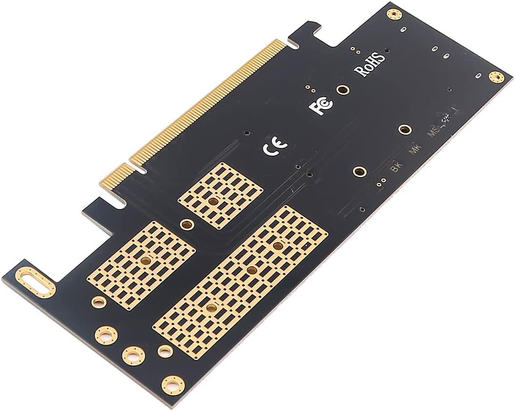 3 in1 Festplatten-Erweiterungskarte M.2 PCIE Adapter MSATA zu PCIE 16x