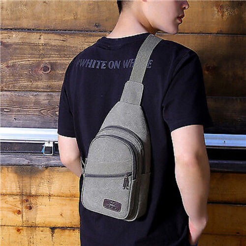 Herren Damen Sling Brusttasche Bauchtasche Crossbody Sport Reise Schulter Rucksack - Bild 24 von 24