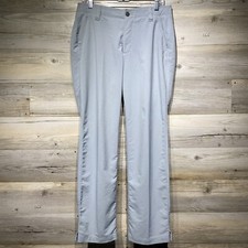 Under Armour Performance Golf Pants Men  s 32x30 Gray Straight Leg Logo Stretch