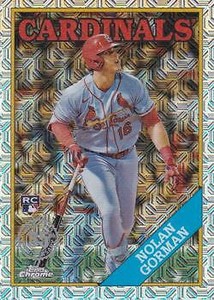 2023 Topps Chrome Silver Pack #T88C-90 Nolan Gorman Rookie RC Mojo Refractor