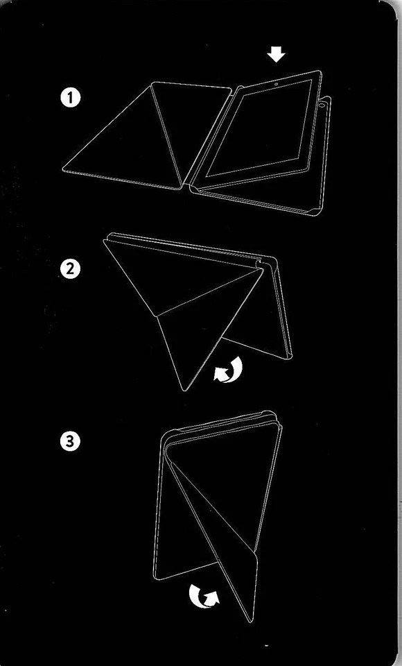 NEW Amazon Fire HD 10 Cover Fits Fire HD10 Black or Light Gray 5th Generation - Image 3 of 4