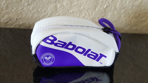 Babolat Wimbledon Mini Keychain Mini Bag White Purple - Picture 5 of 8