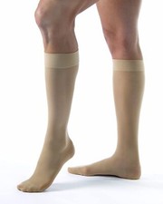 JOBST Ultrasheer Knee High Closed Toe 8-15mmHg Silky Beige/Natural Large