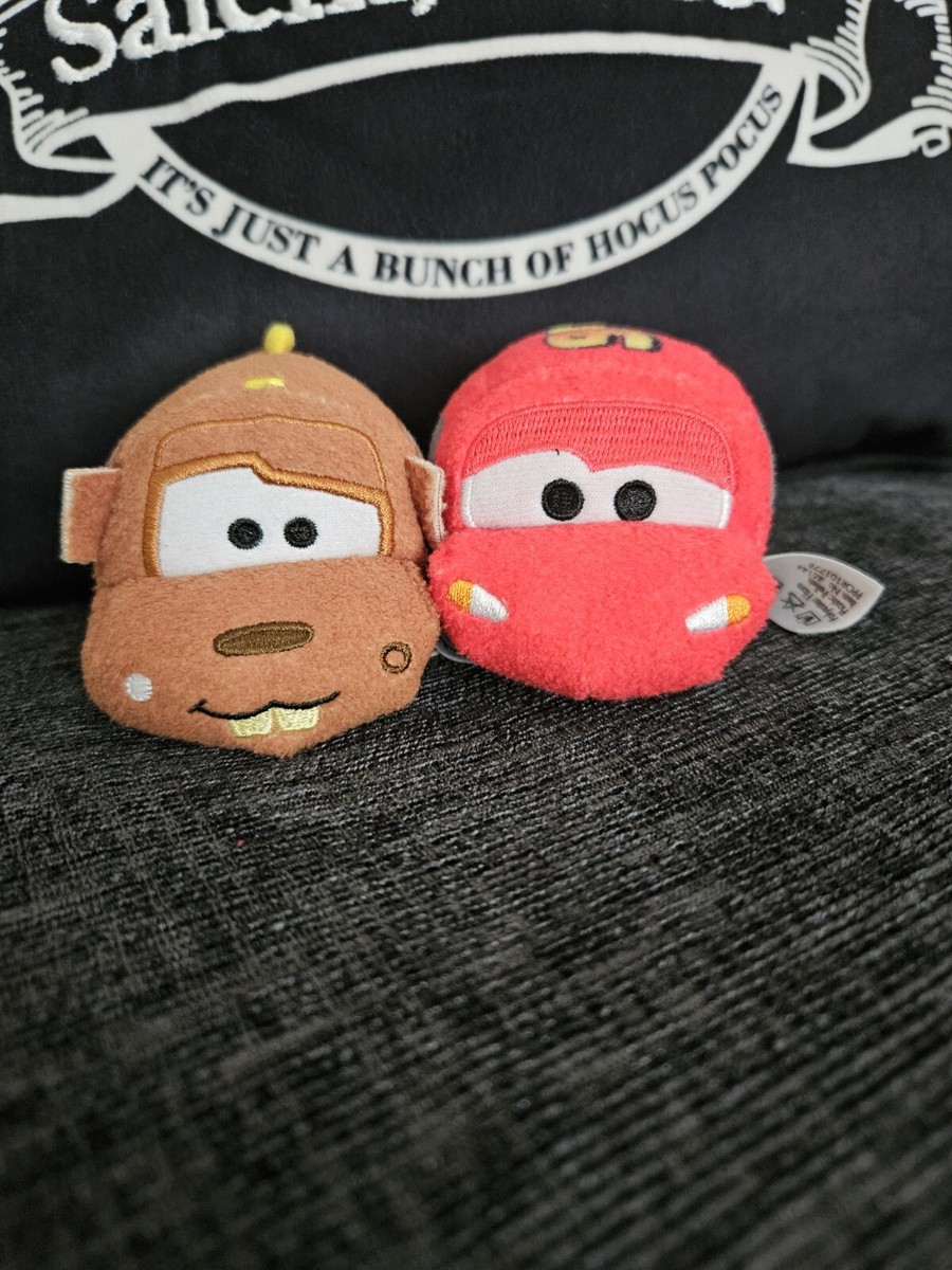 BNWT Disney Tsum Tsum Lightning McQueen And Mater Cars Mini 3.5 Plush eBay