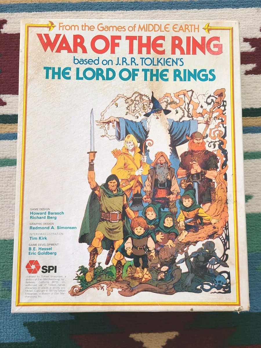 War of the Ring | Board Game, SPI # 1790, Vintage 1977