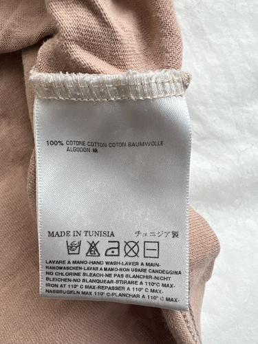 Margiela AIDS T-shirt - brown w/red lettering - Picture 4 of 5