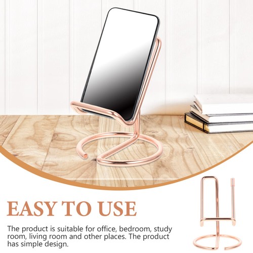 2 Pcs Mobile Phone Holder Tabletop Multi-use Office Metal Stand Mount Desk - 第 5/12 張圖片