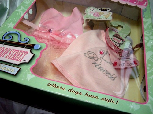 Woof Street Boutique Mascota Conjunto Nuevo/Caja Tutú Vestido Camiseta Cuello con Etiqueta de Identificación JEMS - Imagen 4 de 4