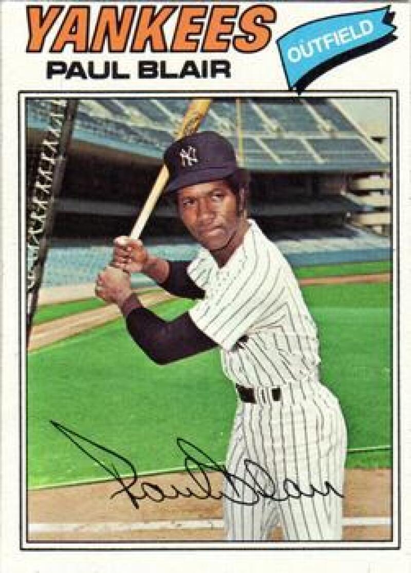 1977 Topps Burger King New York Yankees #21 Paul Blair NM-MT Yankees