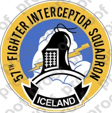 STICKER USAF 57TH FIGHTER INTERCEPT SQUADRON