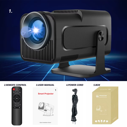 Projecteur Magcubic ✨ Noir Film vidéo 1920 x 1080 dpi Full HD 4K Android 11 - Imagen 5 de 9