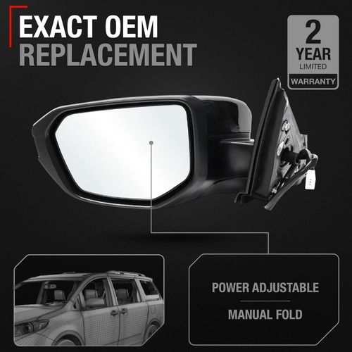 Honda Civic Außenspiegel Fahrerseite Austausch - elektrische Einstellung, manuell anklappbar,... - Bild 2 von 7