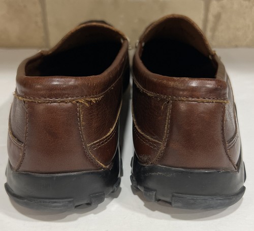 Allen Edmonds "BOULDER" Venetian Driving Mokassin Slipper Halbschuh Braun Herren 9E - Bild 4 von 8