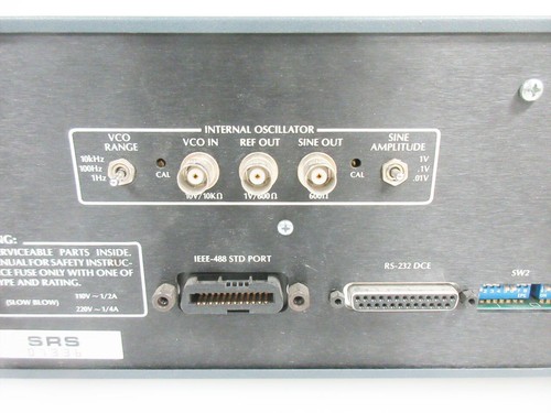 STANFORD RESEARCH SYSTEMS SR530 LOCK-IN AMPLIFIER 100 KHz SRS - 01 02 PARTS II - Picture 10 of 20
