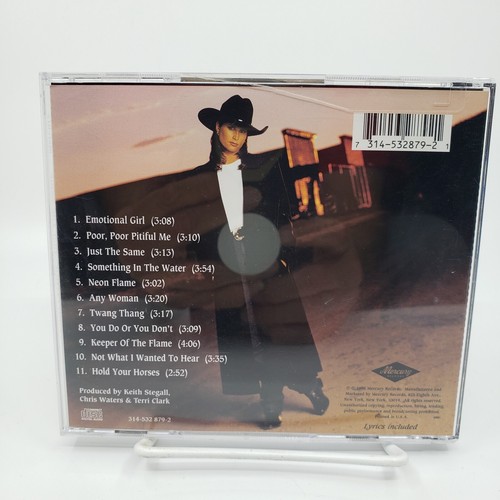 Terri Clark Just the Same CD 1996 Mercury Emotional Girl Neon Flame Pre-owned - Picture 2 of 6