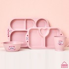 Catchteeniping Heartsping Corn Dinnerware Kids Natural Ingredients 4Type / Set