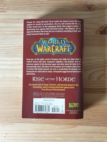 Book - World of Warcraft - Rise of the Horde - English Edition - First Edition - Bild 2 von 5