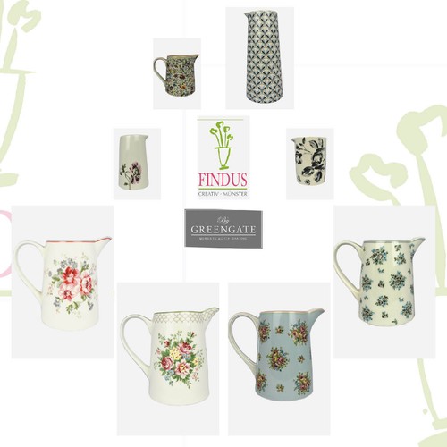 GreenGate® - Krug - Jug - Stoneware - verschiedene Farben Auswahl - Bild 1 von 17