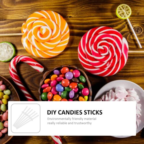 72pcs White Lollipop Sticks Cake Pops Sticks Sucker Sticks for Candy Chocolat... - Picture 8 of 9