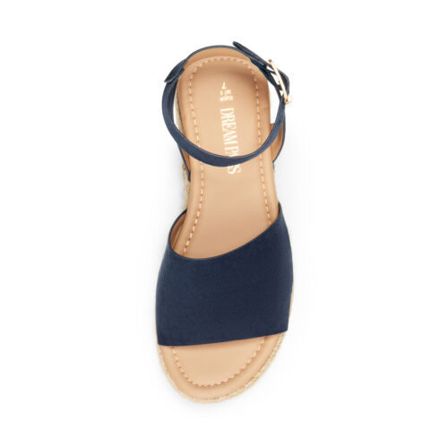 Damenschuhe Plateau-Espadrilles Knöchelriemen offene Zehenpartie elegante Freizeitschuhe - Bild 21 von 40