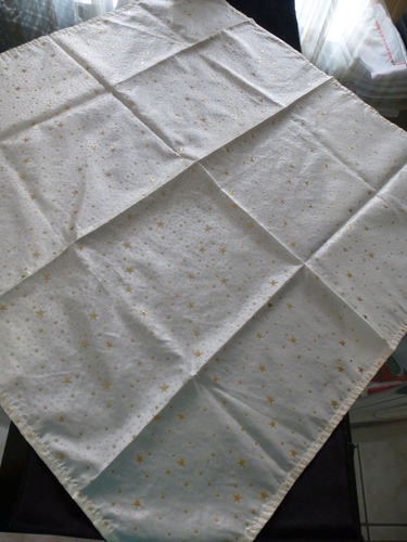 Tischdecke Mitteldecke gold WEIHNACHTEN ca. 80x80cm NEU!!! - Bild 1 von 4