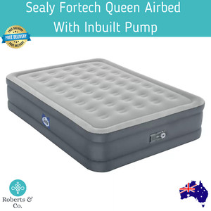 Sealy Fortech Queen Airbed With Inbuilt Pump 94068