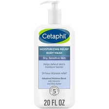 Body Wash By CETAPHIL, NEW Moisturizing Relief Body Wash For Sensitive Skin, And