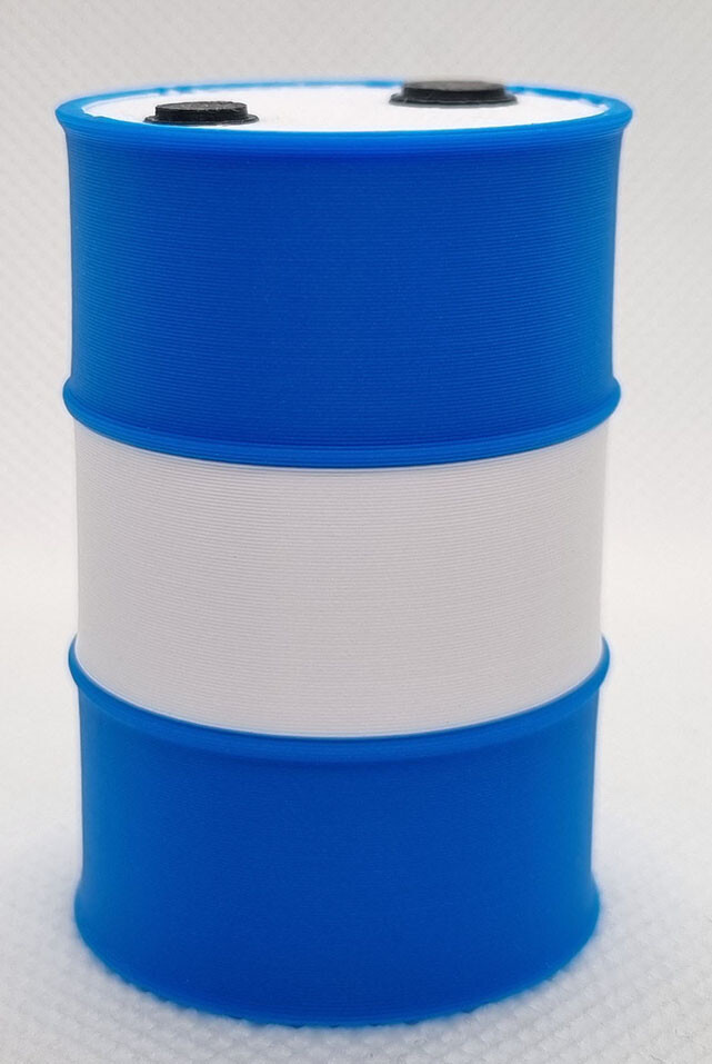 Set De 6 Bidons D'huile En Métal 1:42 - Couleur Double, Personnalisable Pour Collection Ou Diorama