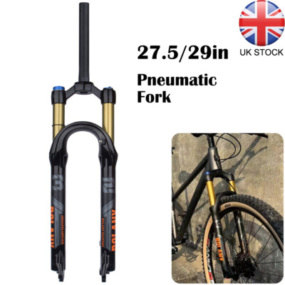 Bicycle Air Fork 120mm Travel 32mm Mountain Bike Air
