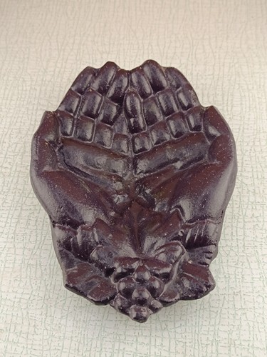 Vintage Soviet Ashtray form two hands USSR metal - Picture 15 of 17