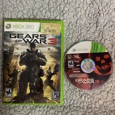 Gears of War 3 (Xbox 360, 2011) Complete Tested & Working