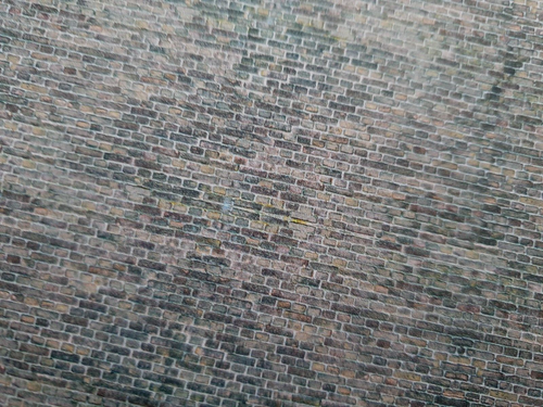 Grey Brick Paper for 00 Gauge Model Railway Scenery Building - Picture 2 of 4