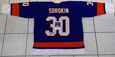 Ilya Sorokin Signed Autographed New York Islanders Custom Hockey Jersey JSA
